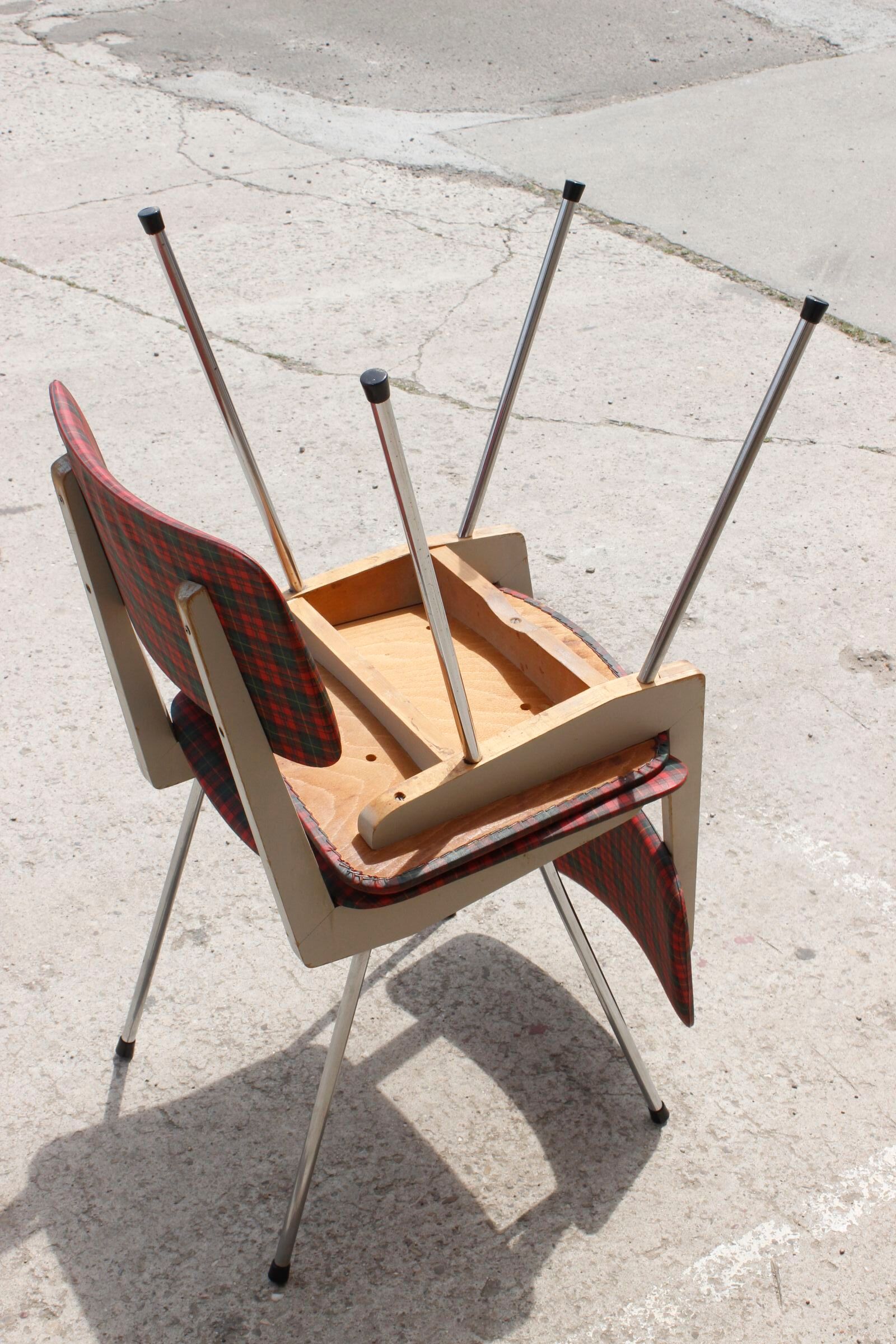 Pair of modernist chairs by Felix Diller, Germany 1950s