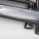 Table basse en verre et chrome