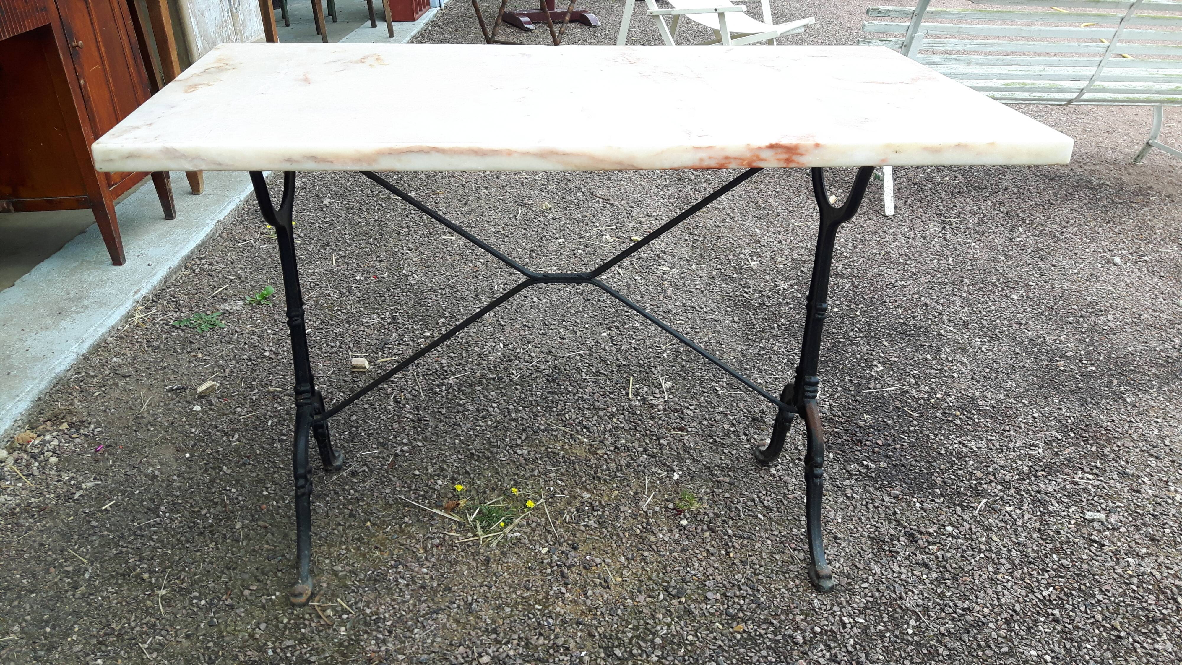 Marble table