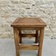 Solid wood stool