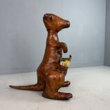 Dimitri Omersa leather magazine pouch kangaroo, Almazán, Spain, 1970 (Stamped)