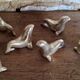 Vintage silver metal seal knife holder