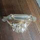 Vintage crystal wall sconce