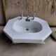 Enamelled white washbasin 1930