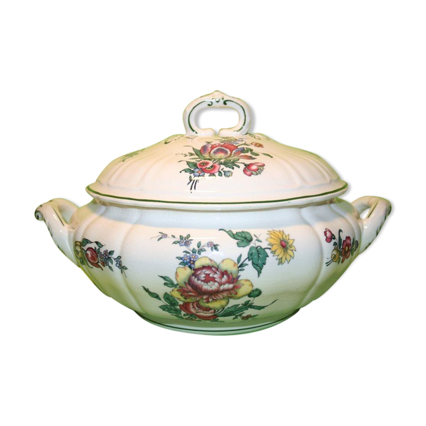 Soupière Villeroy et Boch Mettlach vieux Stasbourg