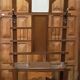 Ancien porte manteau vestiaire miroir 1950 environ