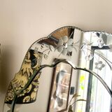 Venetian mirror 84 x 58 cm