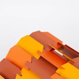 Suspension danoise vintage Facet pop de Louis Weisdorf, Lyfa, 1972