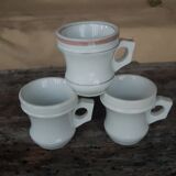 Lot de 3 tasses brûlots