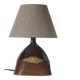 unique vintage ceramic lamp from the 70s