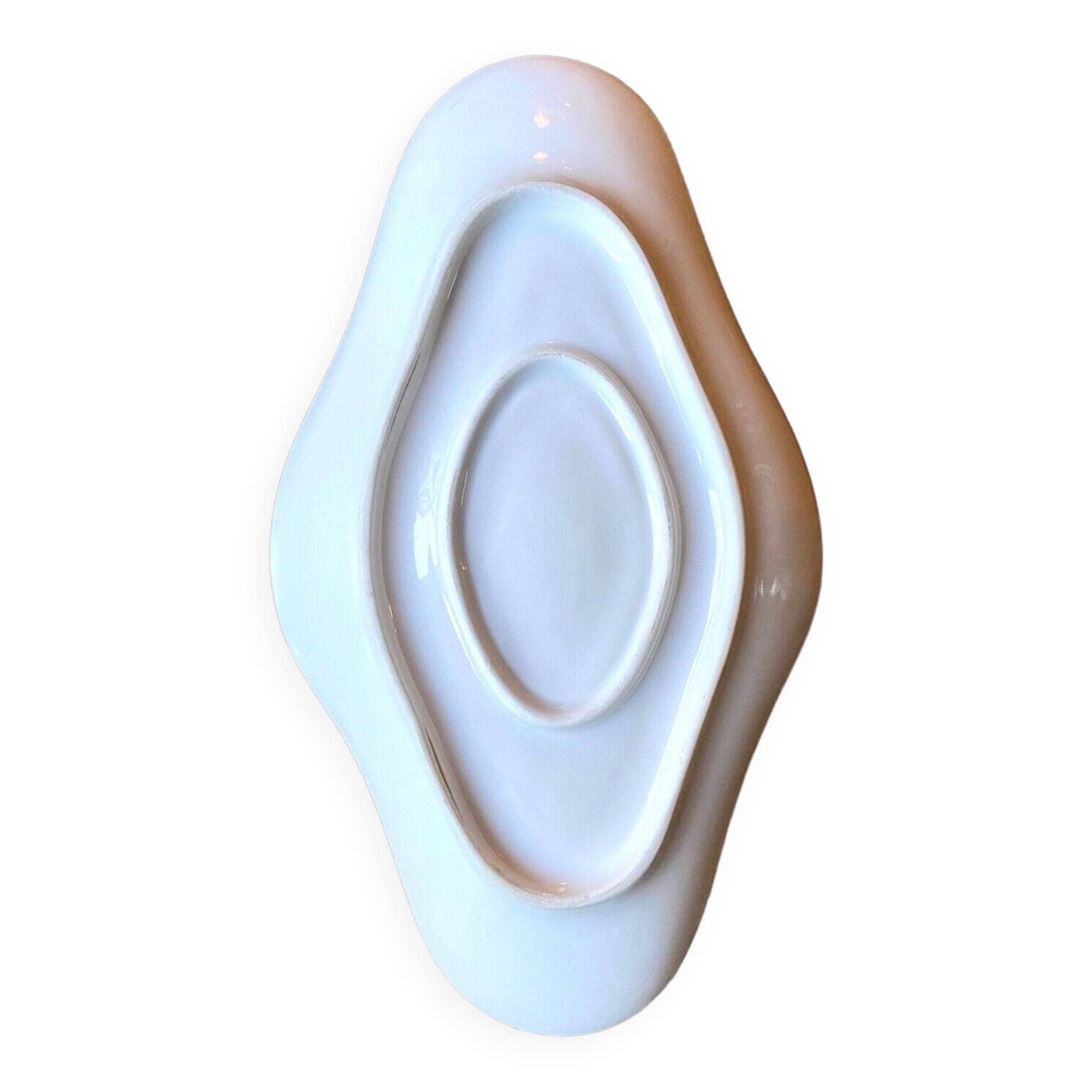 Saucière en porcelaine blanche