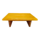 1960s Scandinavian Solid Pine Coffee Table Minimalist Design