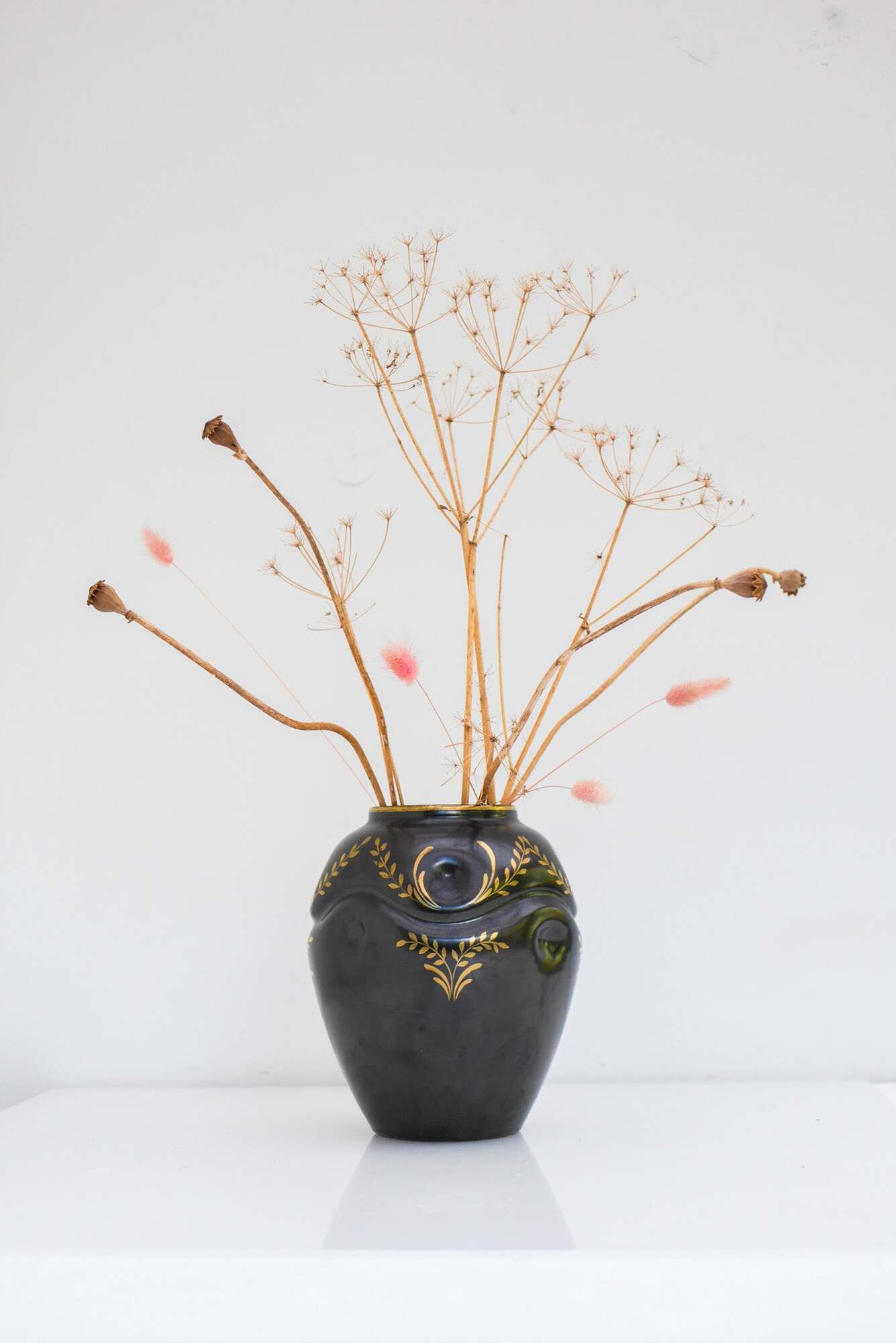 Art Deco Ceramic Vase by Harald Östergren, Upsala Ekeby, Sweden, 1935