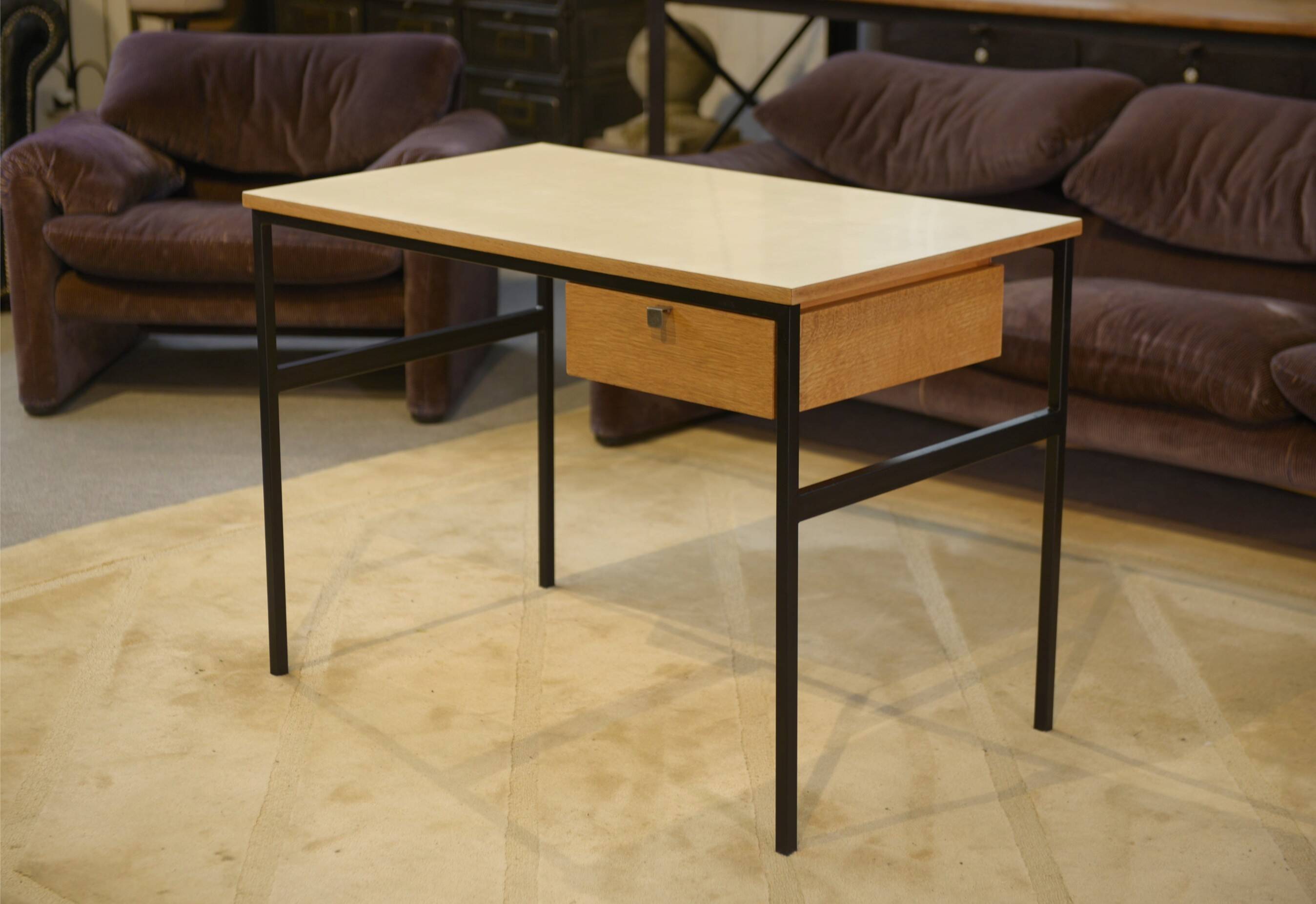 Student desk CM217 by Pierre Paulin published by Thonet 1960s