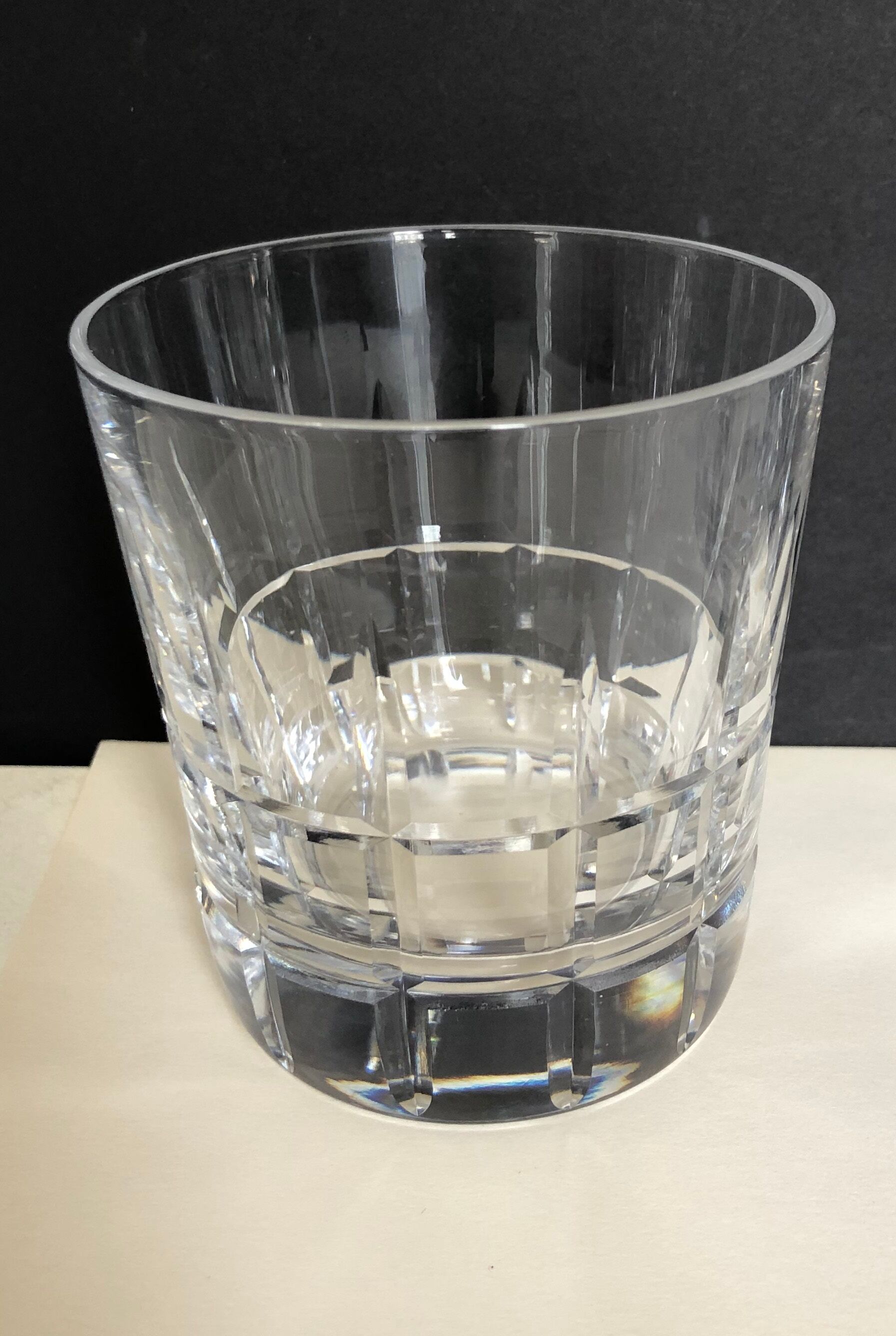 Cut crystal whiskey service