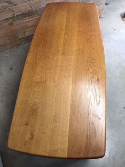 Table to eat solid blond oak oblong shape