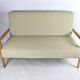 Vintage beige boucle 2-3 person sofa, 1970s