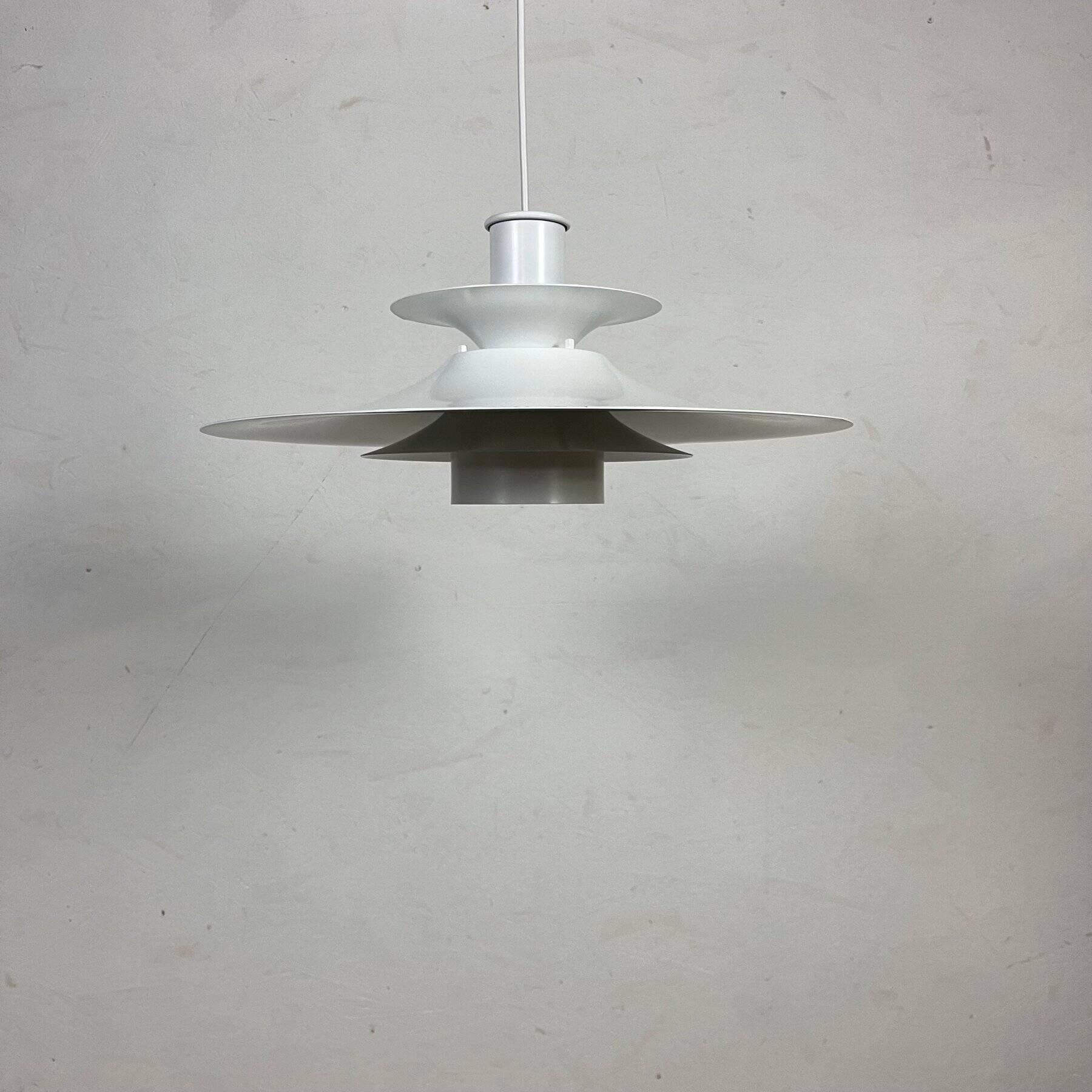Large Vintage Pendant Light • Lyfa • Denmark • 1970
