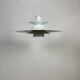 Large Vintage Pendant Light • Lyfa • Denmark • 1970