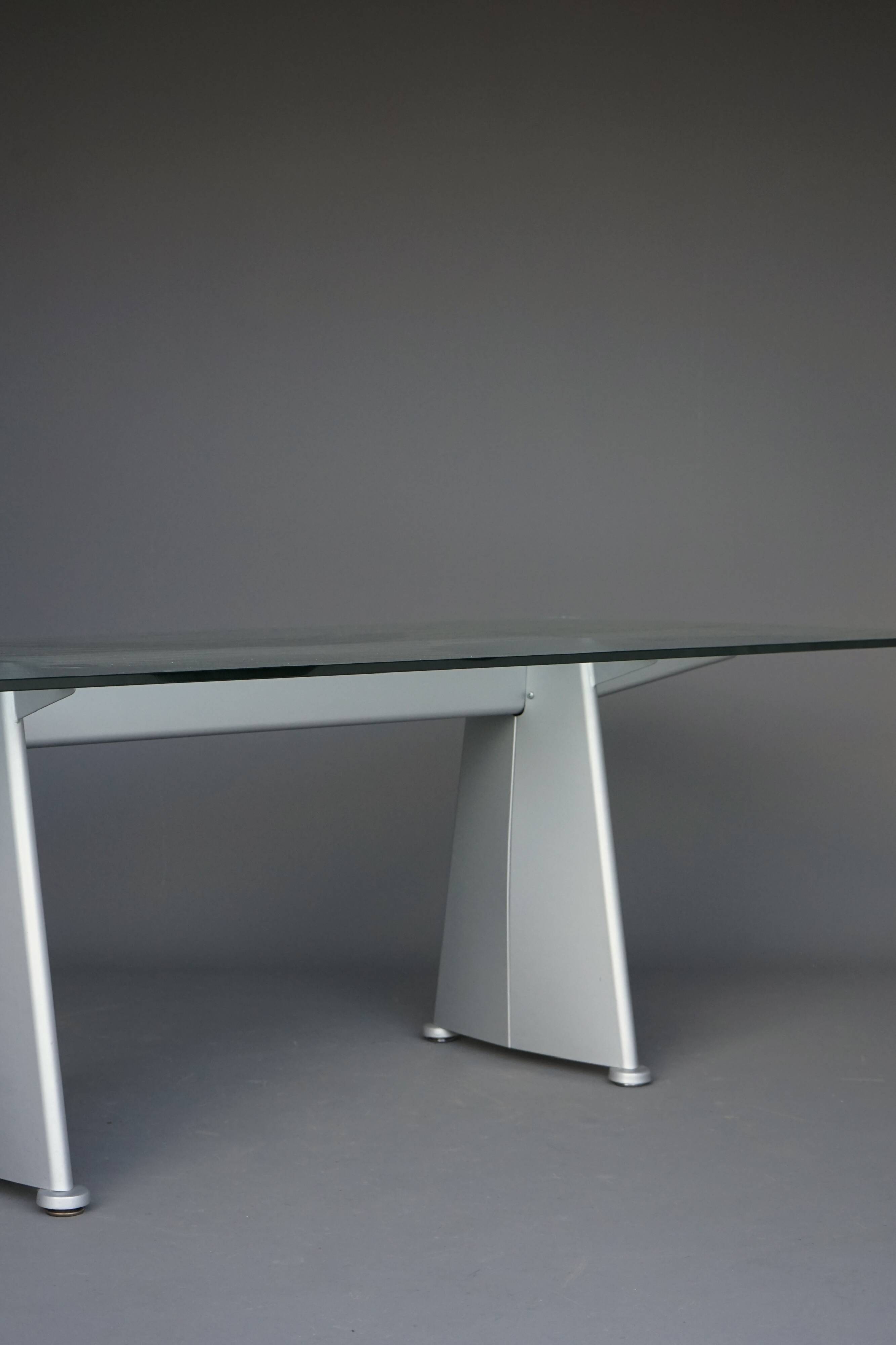 Jean Prouvé Trapèze Dining Table for Tecta, 1980s