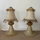 Paire de lampes de chevet en verre de Murano