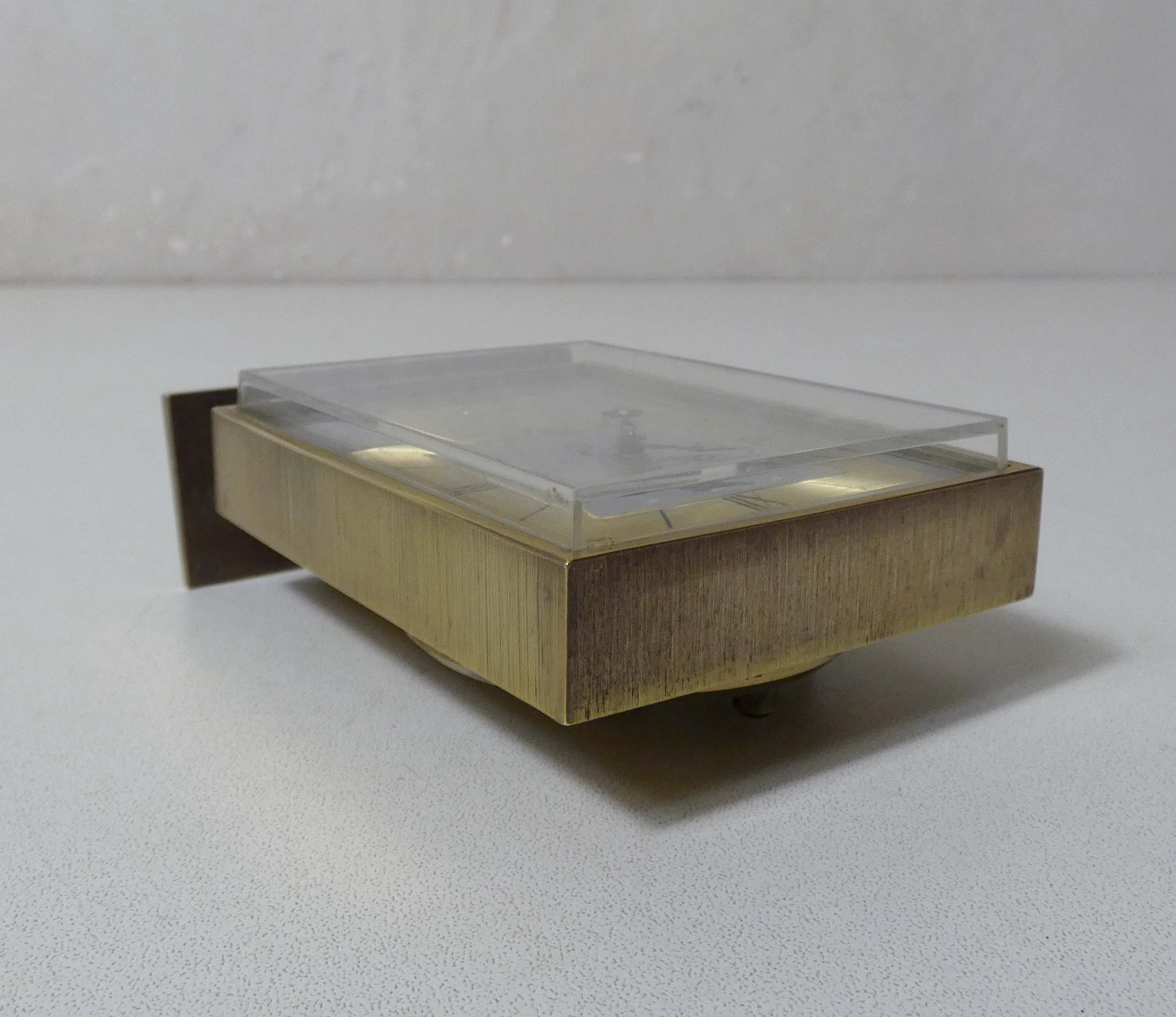 Vintage brass jaz alarm clock