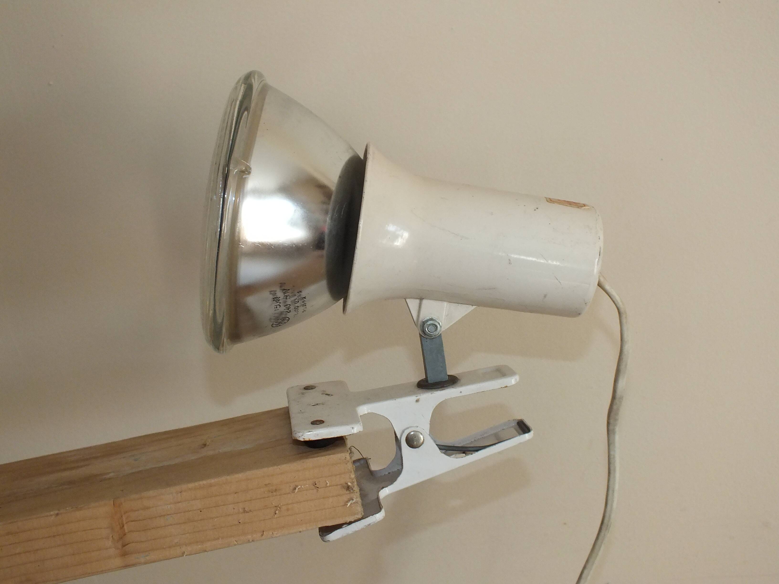 Duo of Lita clip-on spot lamps