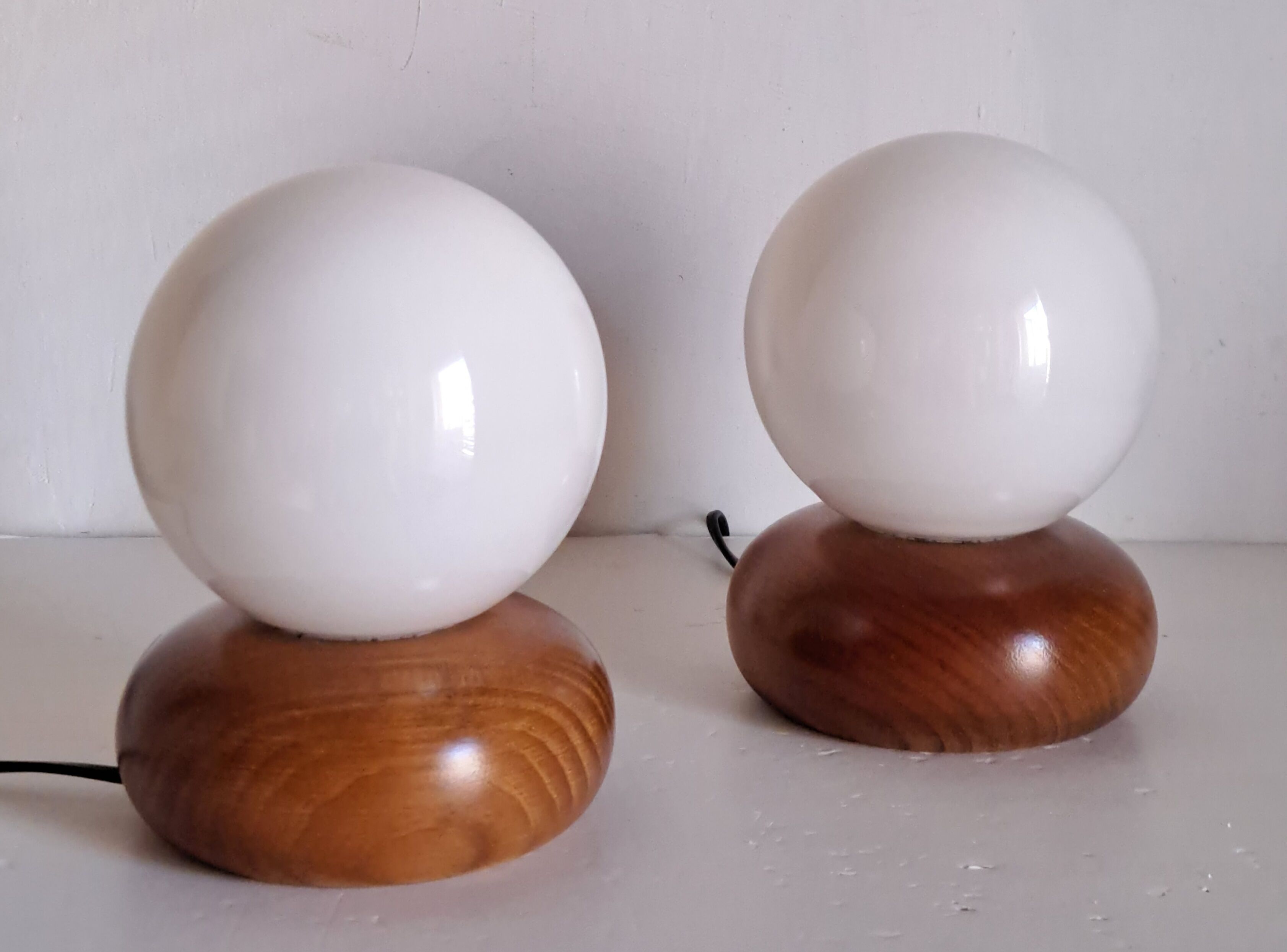 Pair of bedside lamps