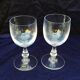 Paire de verres cristal Saint Louis modèle Lucrèce