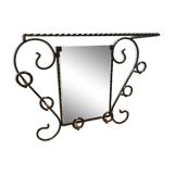 Metal coat/hat and mirror