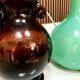 Vintage Italian Murano glass amphora-shaped table lamp, 1950s