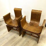Tulip Design Bentwood Chairs
