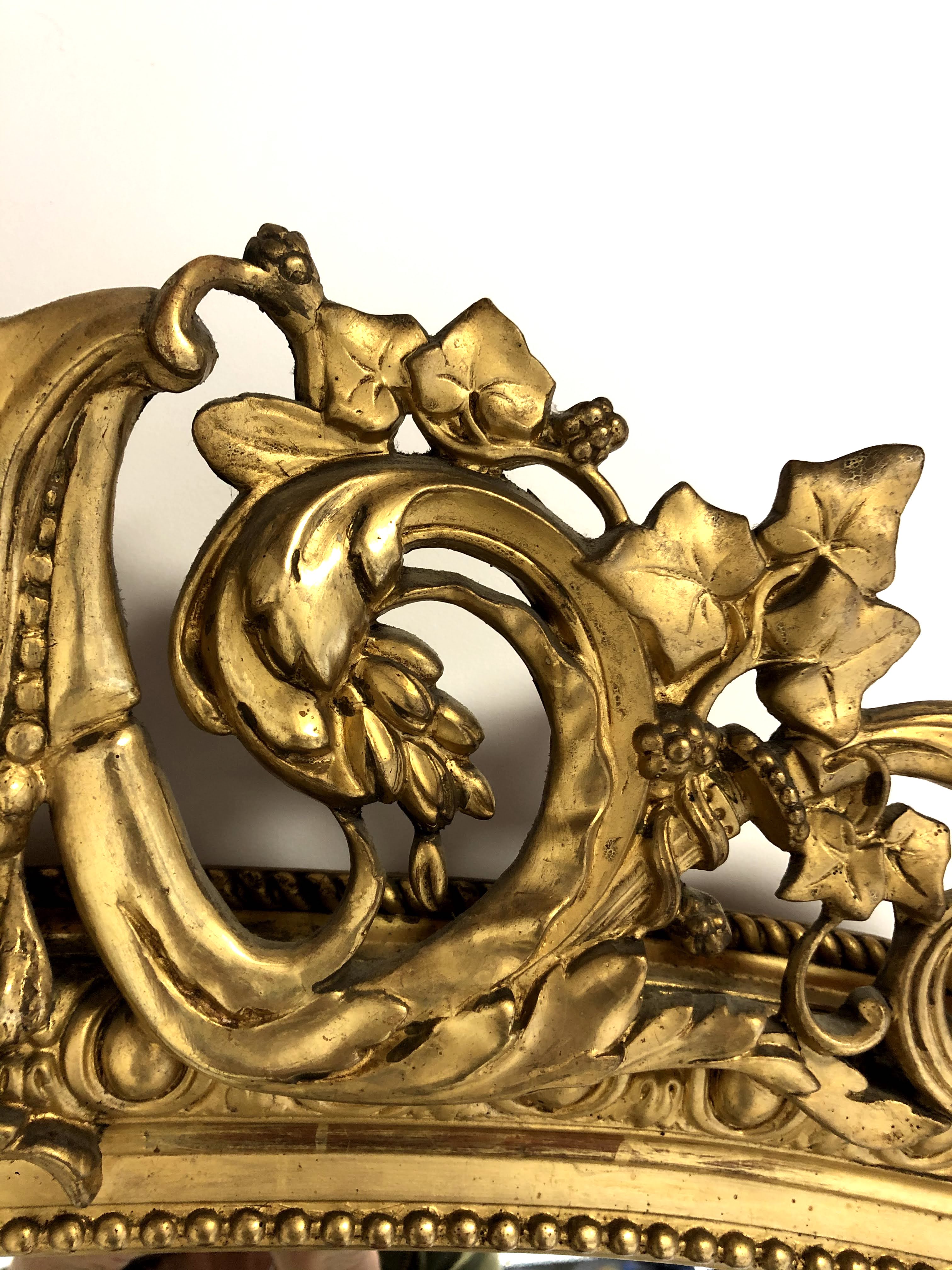 Large mirror Napoleon III 117x186cm