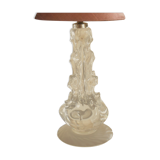 Foot crystal lamp