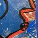 Borkin (born 1932), The Blue Ogre, collages and acrylic on canvas, 1987