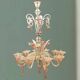 Large Venetian Pink Murano Glass Chandelier 1960’s
