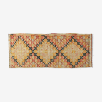 Anatolian handmade kilim rug 234 cm x 94 cm