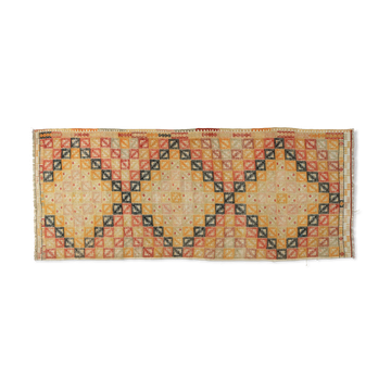 Anatolian handmade kilim rug 234 cm x 94 cm