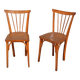 Paire de chaises bistrot années 50