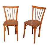 Pair of 1950s bistro chairs