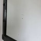 Brutalist wall mirror in raw steel, 1940s and 1950s