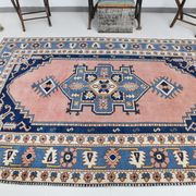 6x9 oushak vintage rug, 186x267cm