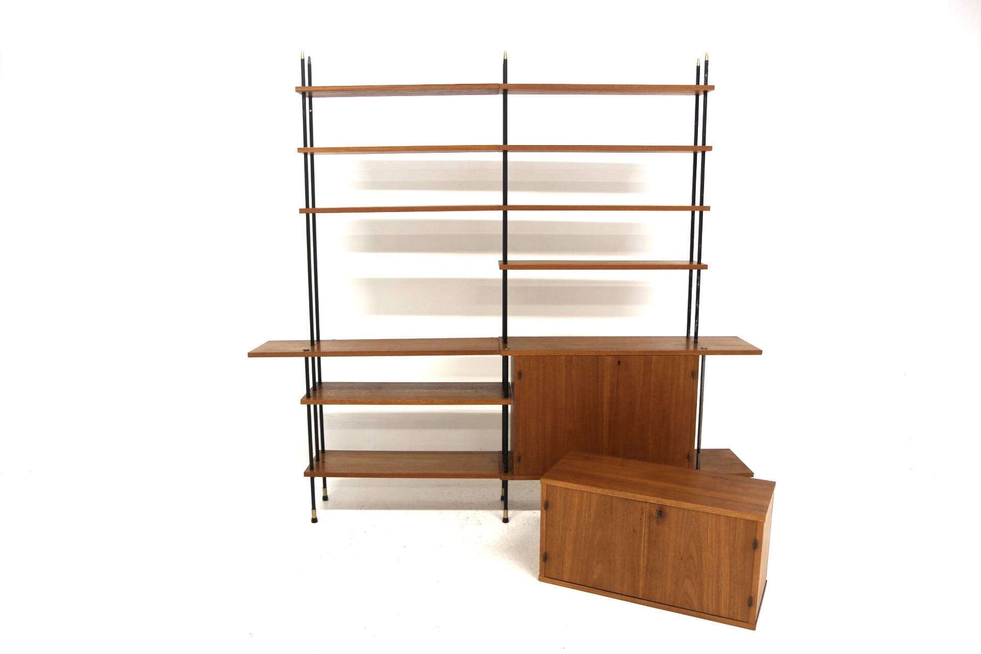 Scandinavian “bar” bookcase “Prydno”, Bröderna Gustafssons, Sweden, 1950