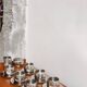 Stainless steel espresso service design AMC Italy 70s/80s (14 pieces)