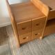 Danish TV cabinet in solid beech from the 70s-80s