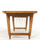 mid century modern Coffee table 'Deinum'  vintage design with magazine rack