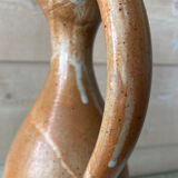 Vintage glazed stoneware pitcher