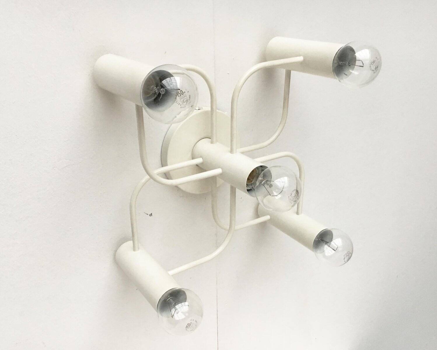 German vintage Space Age ceiling lamp by Gaetano Sciolari for Leola