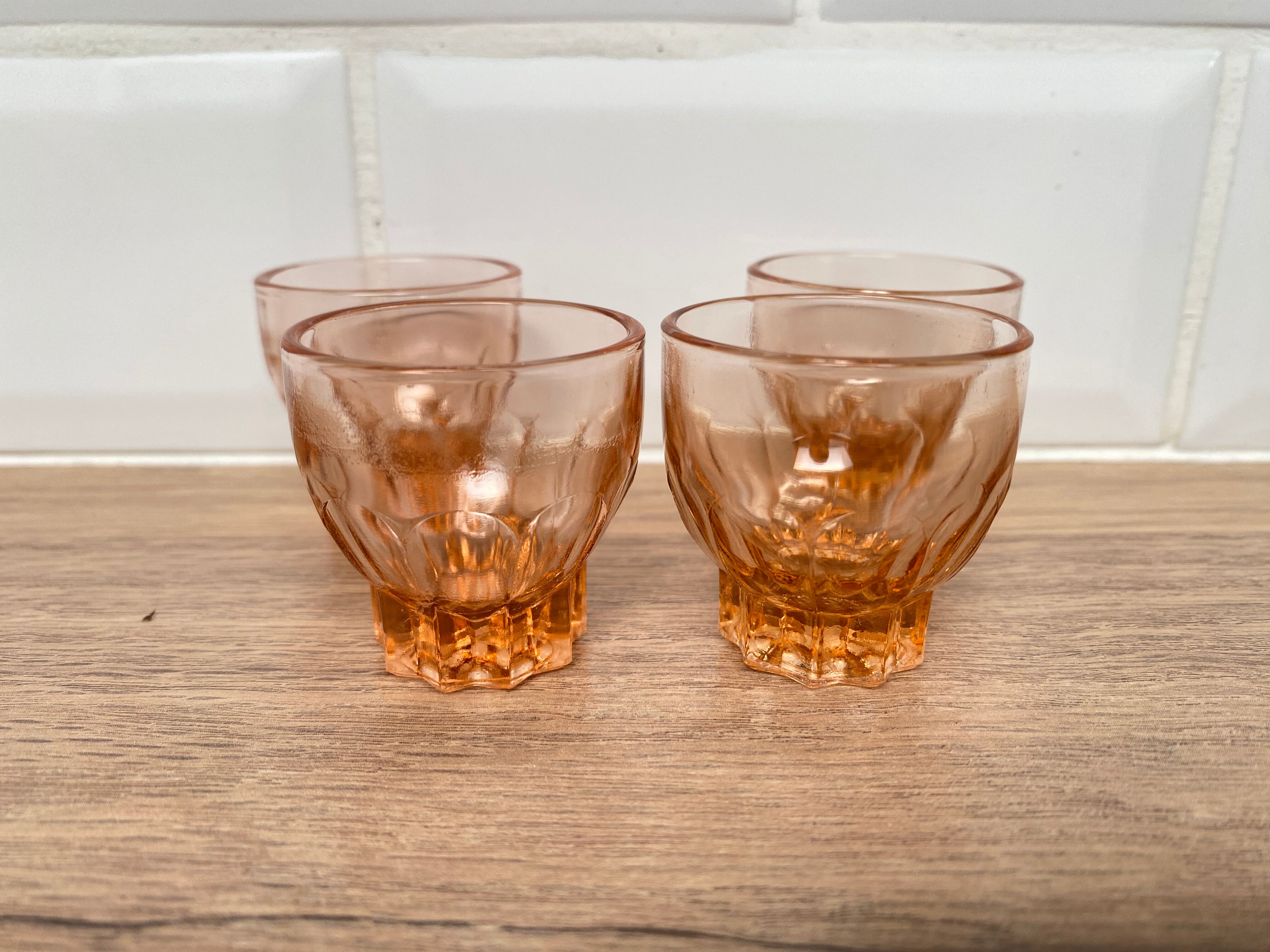 Set de 4 verres liqueur Luminarc étoile rose