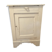 Antique jam pot painted white